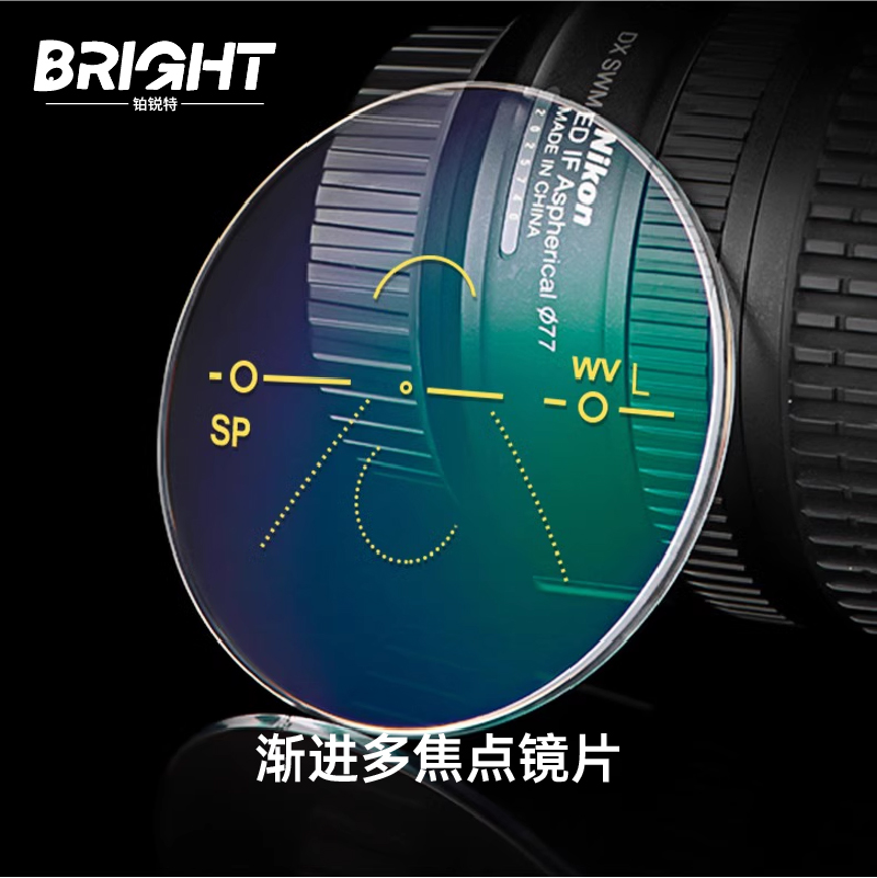 【車房定制】鉑銳特系列1.56外漸進(jìn)多焦點（12/14通道）鏡片H